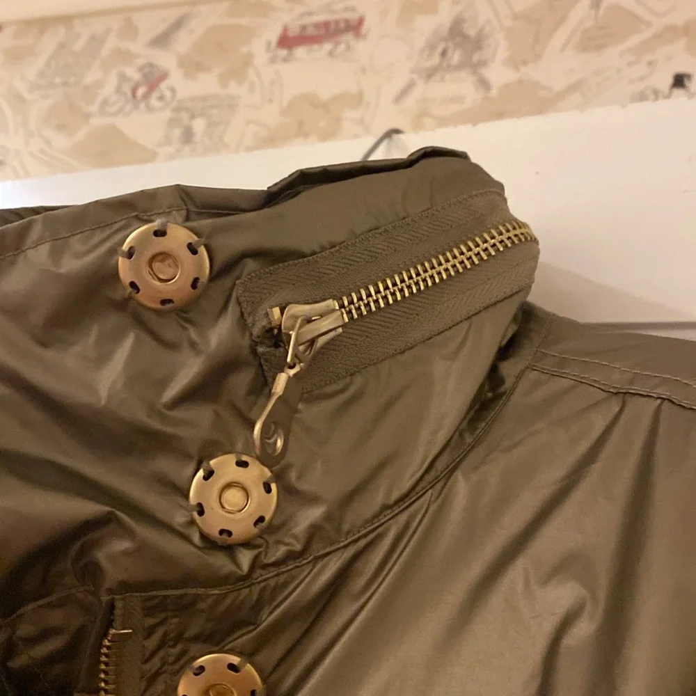 ANORAK Metallic Rain Coat. Sz. XL - Picture 10 of 15